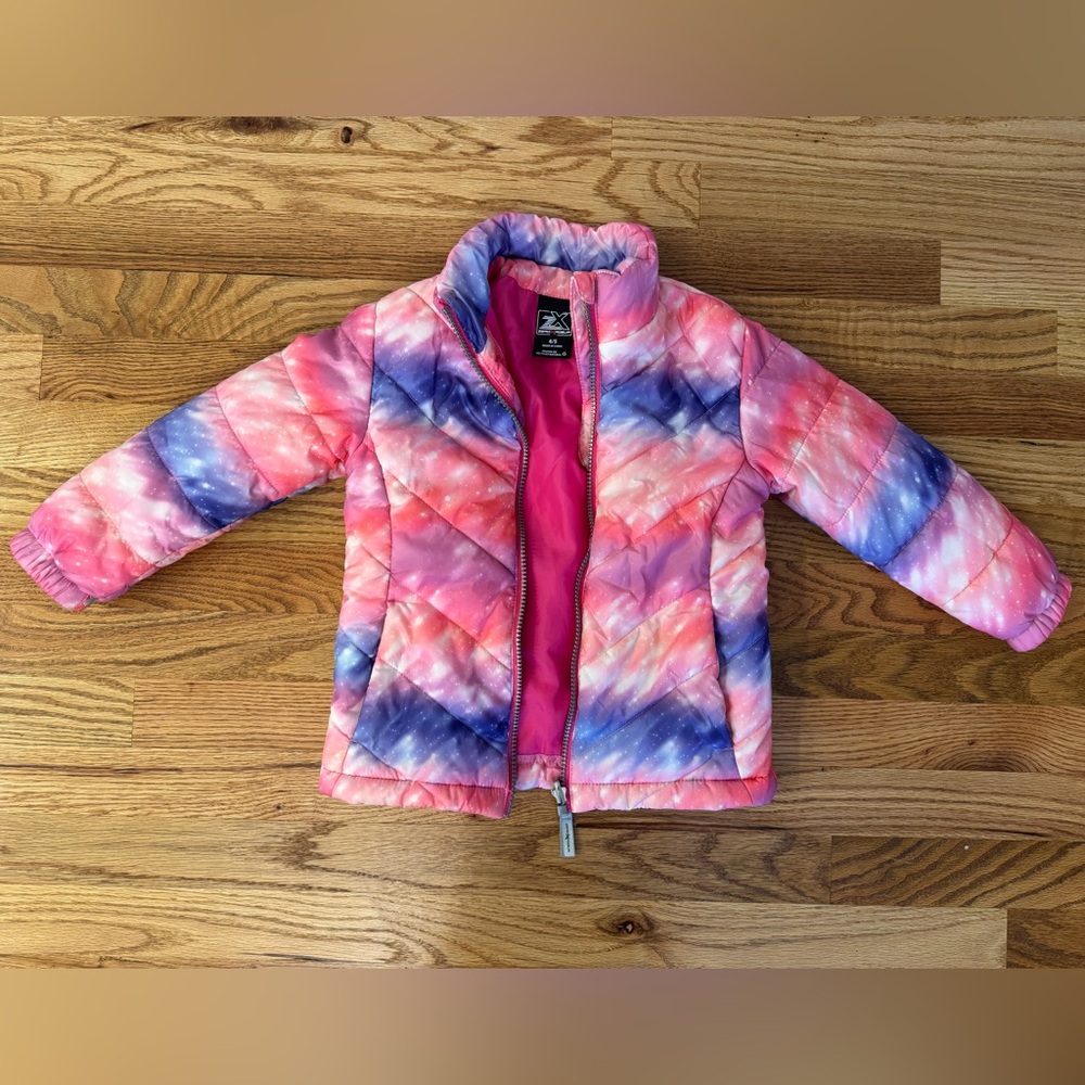 Girls Size 4/5 Winter Coat - Excellent Condition